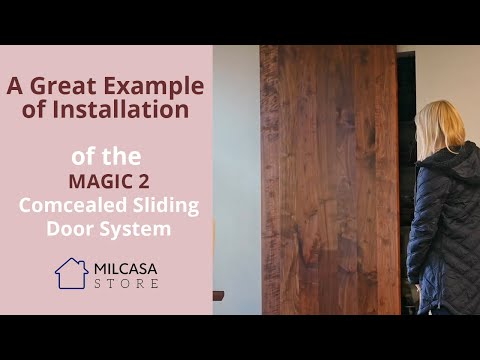 Milcasa Store - Magic 2 Concealed Sliding Door System - How Does It Work?