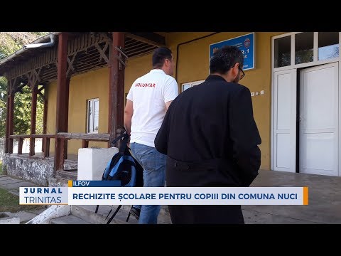 Rechizite școlare pentru copiii din comuna Nuci