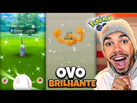OVO BRILHANTE E SHINY SELVAGEM MINHA SORTE APARECEU - POKEMON GO | Cris |