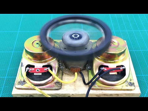 Most Powerful Free Energy Device Using DC Motor Generator With Speaker Magnet Activity