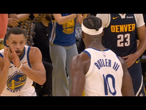 Steph Curry wanted Jimmy Butler to hit the Night Night after dagger 3 vs Nuggets 😂