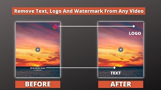 Remove text, logo and watermark from any video hindi tutorial | shubham techie | 2021 - 2022 trick.