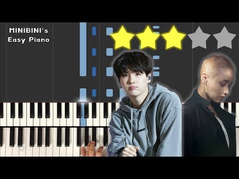 LeeSoRa (ft. BTS SUGA) - Song request (신청곡) 《Piano Tutorial》 ★★★☆☆