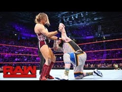 Raw | Pete Dunne vs. Enzo Amore | Champion vs. Champion Match (HD)