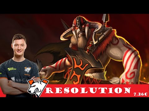 [DOTA 2] VP.Resolut1on the BEASTMASTER [OFFLANE] [7.26C]