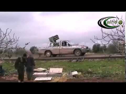 استهداف قوات النظام براجمة صواريخ كاتيوشا في مورك في محافظة حماة