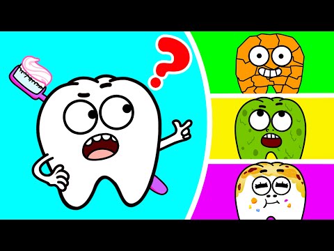 Brush Your Teeth Song - Tooth Turn into Superheroes - Healthy Habits - Nursery Rhymes