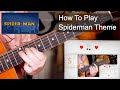 'Spiderman Theme' Guitar Lesson