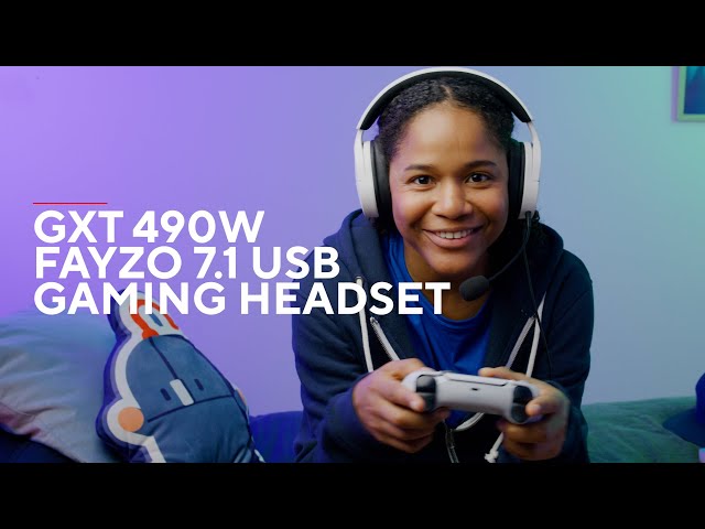 Video teaser voor Surround Yourself with the new Fayzo 7.1 USB Gaming Headset for PC & PlayStation in WHITE!