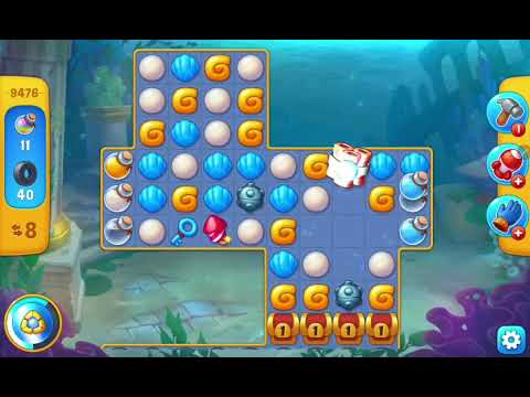 Fishdom Easy Level 9476 (with ingame lightning booster) @choraelmin