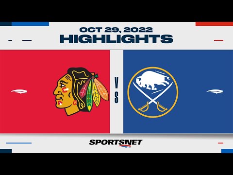 NHL Highlights | Blackhawks vs. Sabres - Oct. 29, 2022
