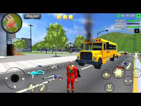 Amazing Powerhero New York Gangster City - Monster Pickup at Vegas City - Android Gameplay