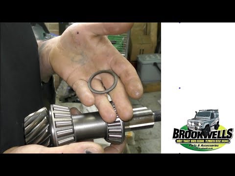 Land Rover Diff Overhaul - Pinion Bearing Preload Shims, Crown Wheel Mounting and Bearing fitting