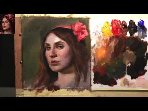 LIVE! Acrylic Painting | How to Paint Portraits
