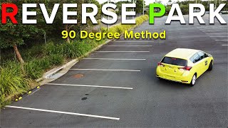 How To Reverse Inside a Parking Spot Using a 90 Degree Method