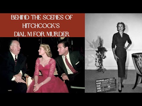 Alfred Hitchcock's DIAL M FOR MURDER - Behind The Scenes And Production Stills From The Classic