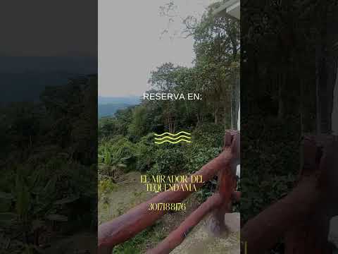 Alojamiento El Mirador del Tequendama en la Mesa Cundinamarca. 