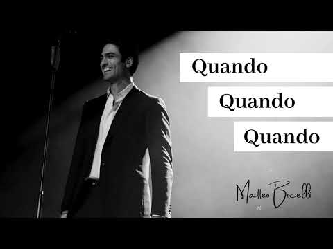 Quando, quando, quando- Matteo Bocelli (Live version) | Presentación Viña del Mar