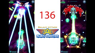 GALAXY ATTACK ALIEN SHOOTER [Level 136 WALKTHROUGH] Best Space Arcade & Rocket Game