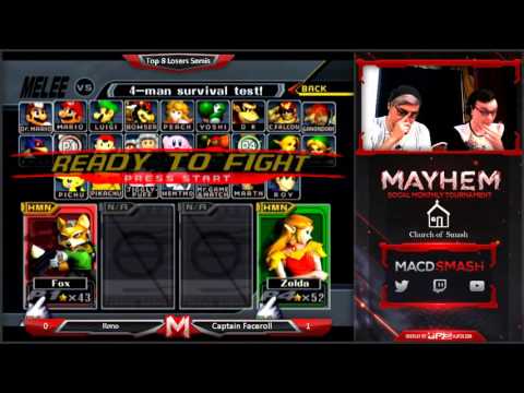 Mayhem 24 LS: Reno (Fox/Sheik) vs Captain Faceroll (Sheik)