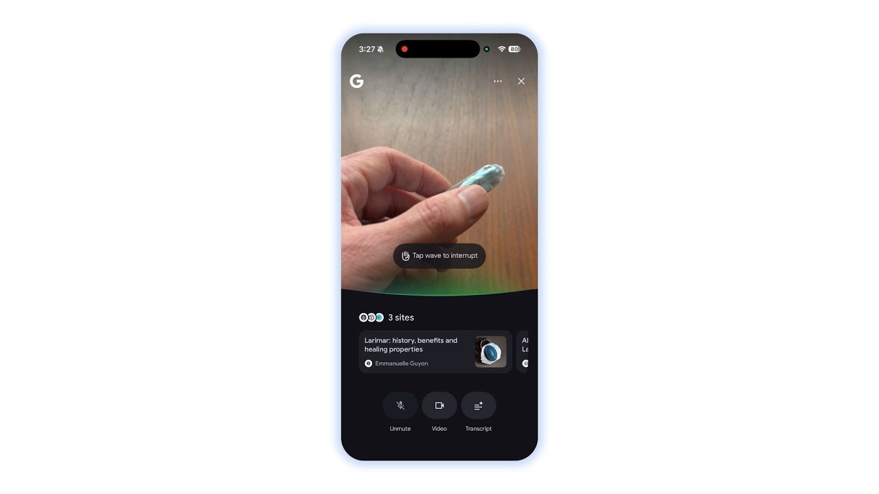 You can now have more fluid and expressive conversations when you go Live with Search. - YouTube