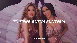 Shakira, Cardi B - Puntería [Letra+Video]