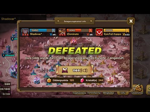 G3 Siege Shadovar vs iDominate vs Epic Fail Kappa