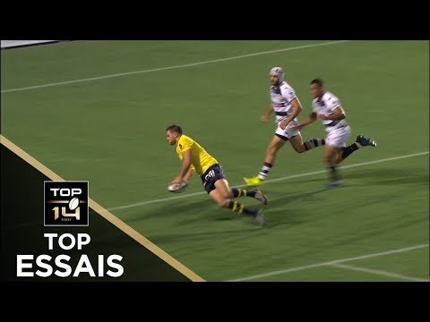 TOP Essais de la J1 – TOP 14 – Saison 2017-2018