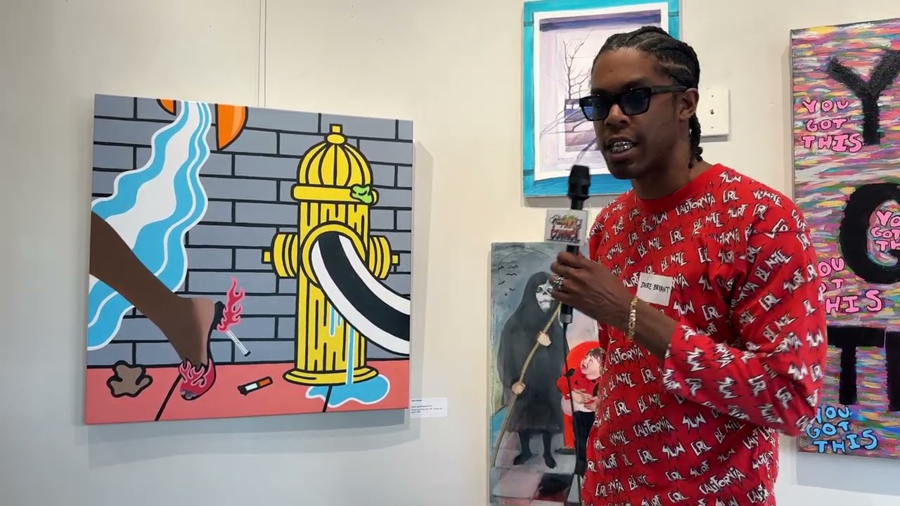 Meet Artist Zaire Bryant: Hear him explain his artwork