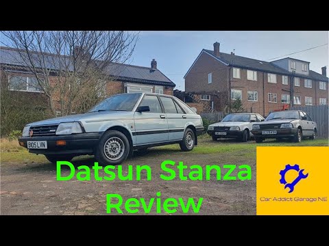 Thumbnail for Datsun Nissan Stanza Review | 3 and 5 Door Hatchback | 4 Door Saloon... with a very red interior by Hatchback, Datsun, Nissan