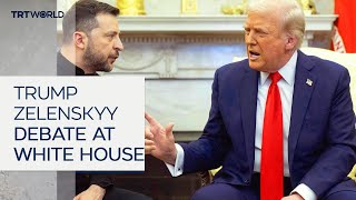 Trump-Zelenskyy debate’s aftermath at the White House