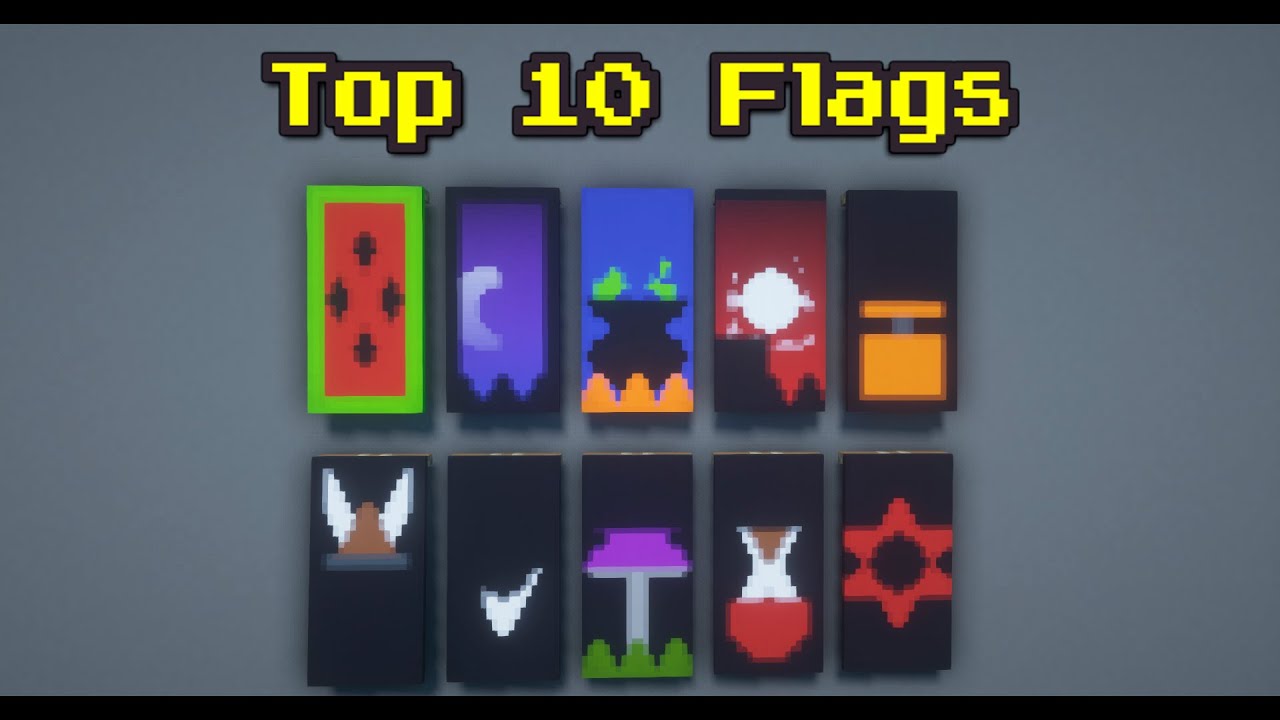 Top 10 Minecraft Banner Tutorial | Part 2