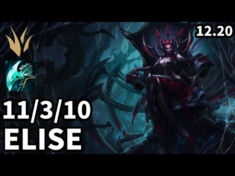 Elise Jungle vs Lillia - Ranked Master - Patch KR 12.20