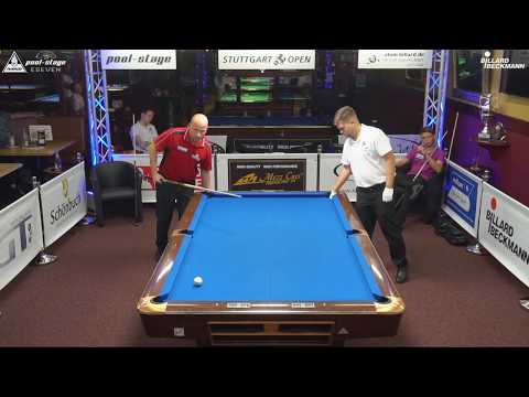 Stuttgart Open 2017, No. 27, Roman Hybler vs. Kevin Schiller, 10-Ball, Pool-Billard
