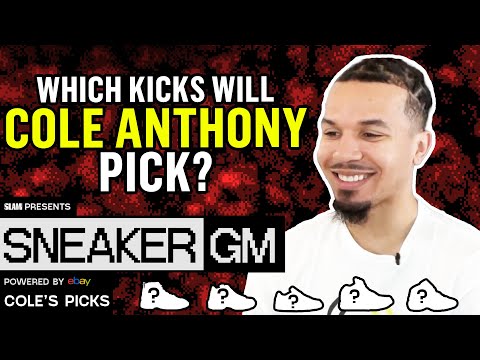 Cole Anthony Picks Five CRAZY Kicks in Sneaker GM! | SLAMKicks