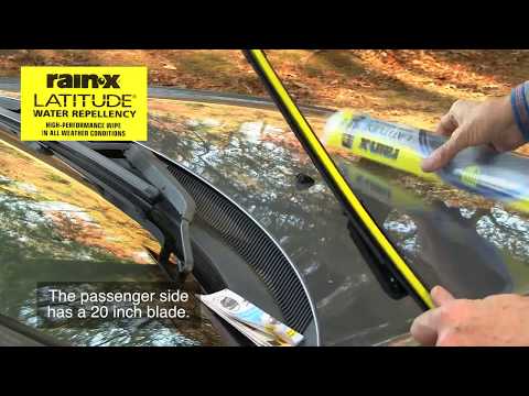 Install Rain-X Latitude Wiper Blades on 2007 Hyundai Sonata