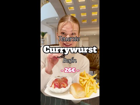 Die teuerste Currywurst in Berlin! 💸