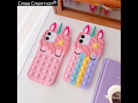 CASE CREATION Back Cover for iPhone 12 Pro Unicorn Case for Girls - Main Image
