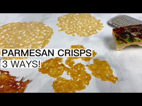 HOW TO MAKE PARMESAN CHEESE CRISPS