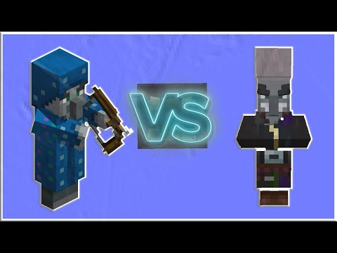 Illusioner (BVP DP) vs  Magispeller - Minecraft Mob Battle