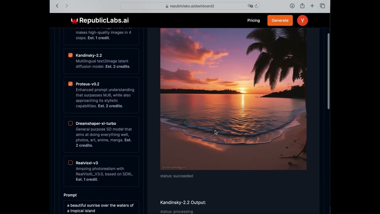 Republic Labs AI demo video