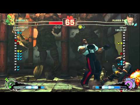 IIPeru [Dudley] vs LuckyStarz87 [Dhalsim] SSF4 Ranked Matches - Xbox Live - TRUE-HD