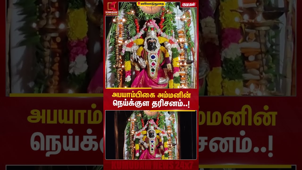 அபயாம்பிகை அம்மனின் நெய்க்குள தரிசனம்..! | Abayambigai Amman | NeyKulam