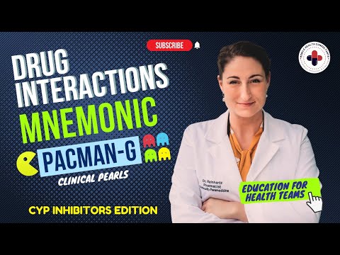 Reinhartz Rundown Drug Interactions Part 9 - Drug Interaction Mnemonic "PACMAN G"
