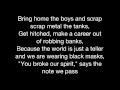 The Phoenix- Fall Out Boy (lyrics)