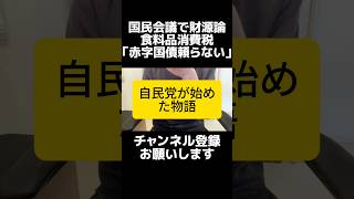 まだ続く迷走...自民党が食料品の消費税減税で「赤字国債に頼らない」と主張するも、財源案に具体性は無し。党内からも反発の声があるけど、自分たちで掲げた公約を自分たちで否定するのって滑稽だね。