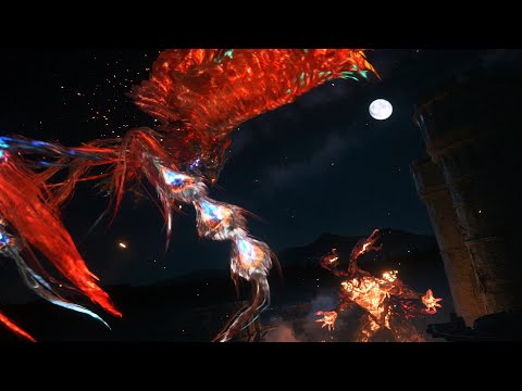 Final Fantasy 16 - Phoenix vs Ifrit Eikon Boss Fight (4K)