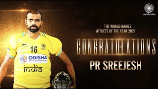 PR Sreejesh wins the World Games Athlete of the Year 2021