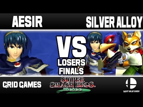 [Melee] Aesir (Marth) VS Silver Alloy (Marth/Falco/Fox) | Grid BiWeekly Losers Finals