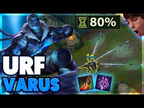 CRAZY URF SNIPES | URF VARUS FULL GAMEPLAY - BunnyFuFuu
